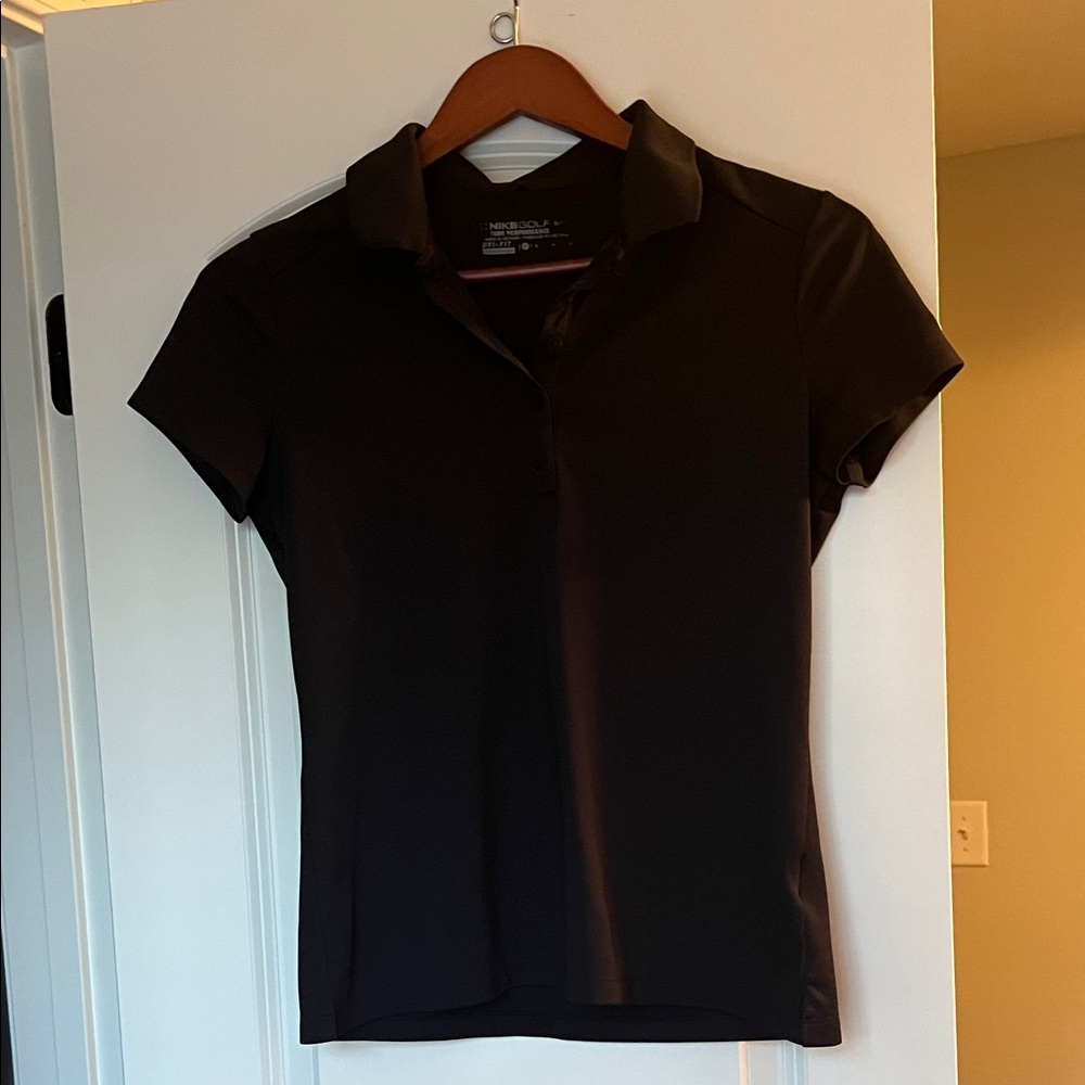 Nike Women's Black Button Down Shirt